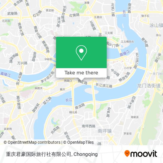 重庆君豪国际旅行社有限公司 map