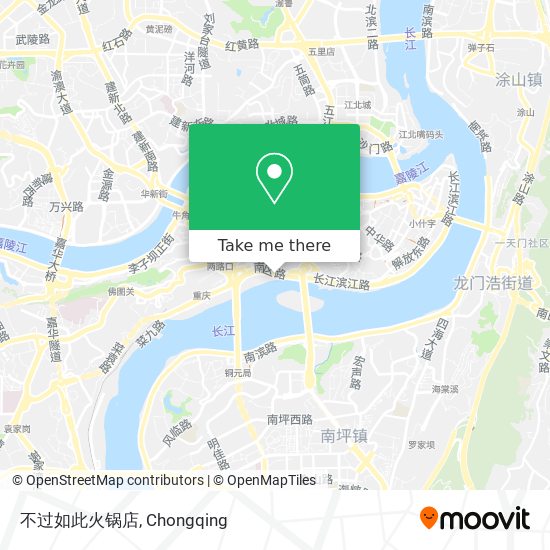 不过如此火锅店 map