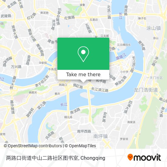 两路口街道中山二路社区图书室 map