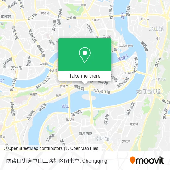 两路口街道中山二路社区图书室 map