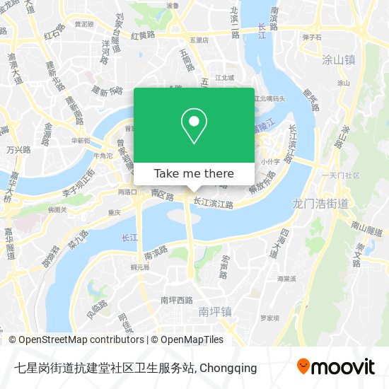 七星岗街道抗建堂社区卫生服务站 map