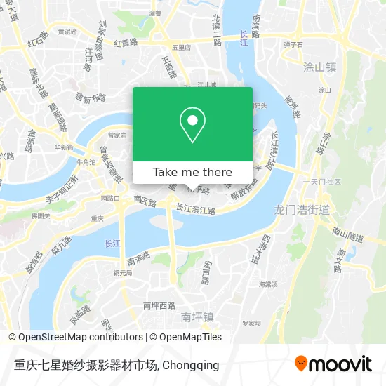 重庆七星婚纱摄影器材市场 map