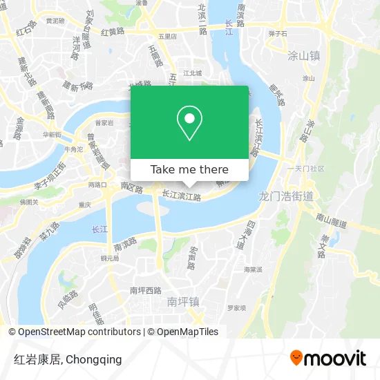 红岩康居 map