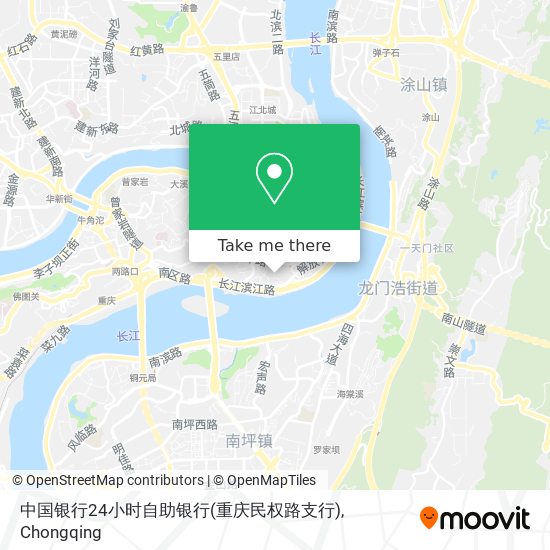 中国银行24小时自助银行(重庆民权路支行) map