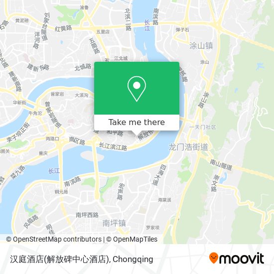 汉庭酒店(解放碑中心酒店) map