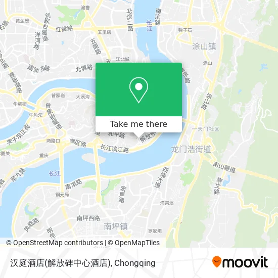 汉庭酒店(解放碑中心酒店) map