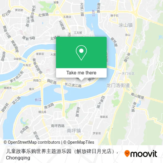 儿童故事乐购世界主题游乐园（解放碑日月光店） map
