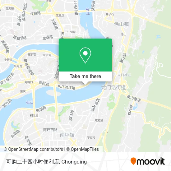 可购二十四小时便利店 map