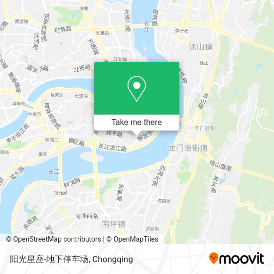 阳光星座-地下停车场 map