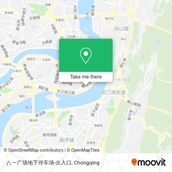 八一广场地下停车场-出入口 map