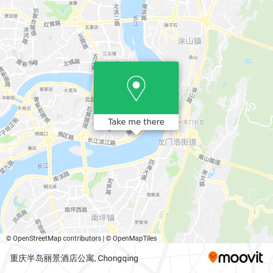 重庆半岛丽景酒店公寓 map