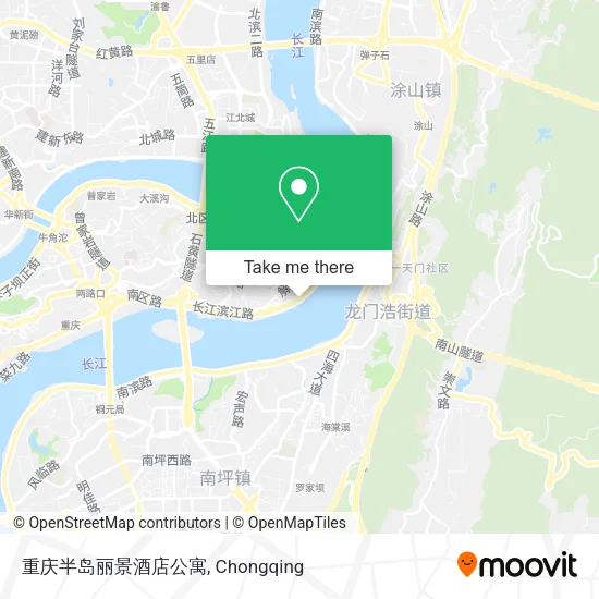 重庆半岛丽景酒店公寓 map