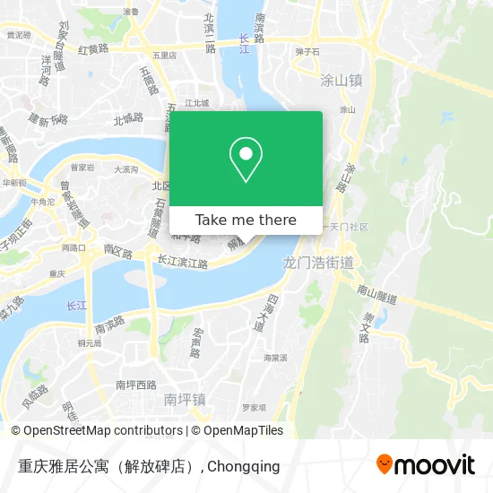 重庆雅居公寓（解放碑店） map