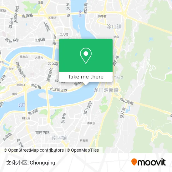文化小区 map