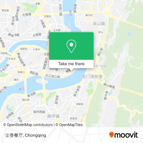尘香餐厅 map