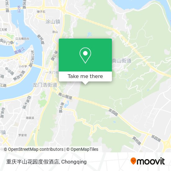 重庆半山花园度假酒店 map