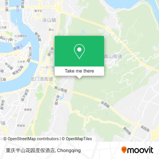 重庆半山花园度假酒店 map