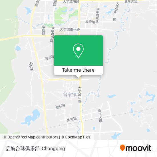 启航台球俱乐部 map