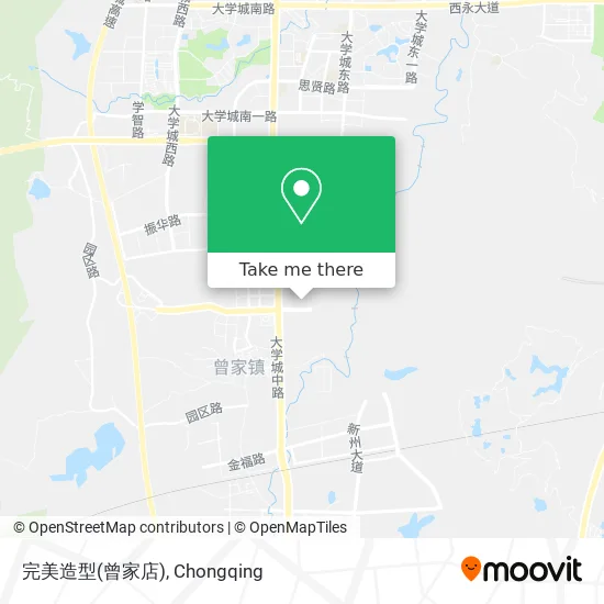 完美造型(曾家店) map