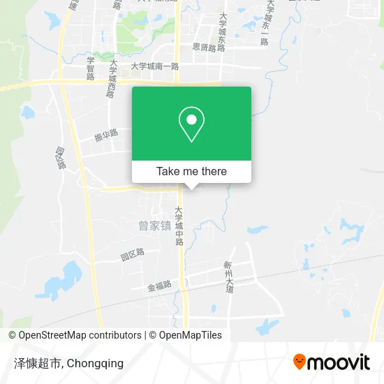 泽慷超市 map