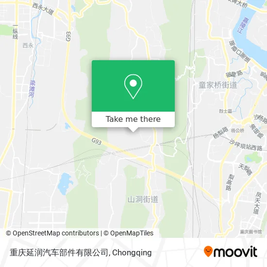 重庆延润汽车部件有限公司 map