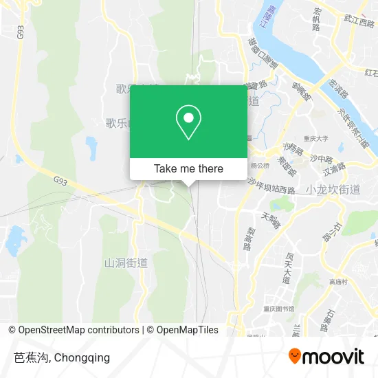 芭蕉沟 map