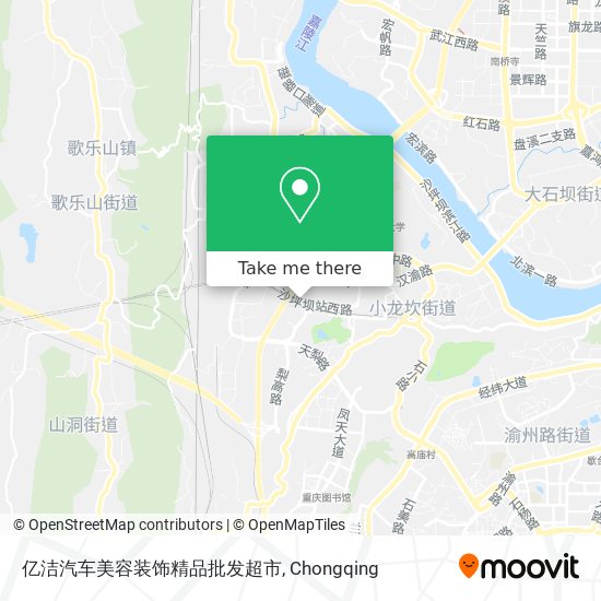 亿洁汽车美容装饰精品批发超市 map