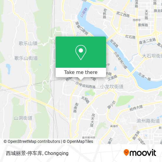 西城丽景-停车库 map