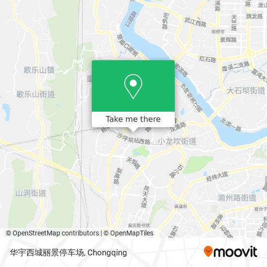 华宇西城丽景停车场 map