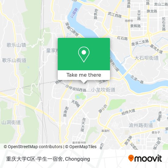 重庆大学C区-学生一宿舍 map