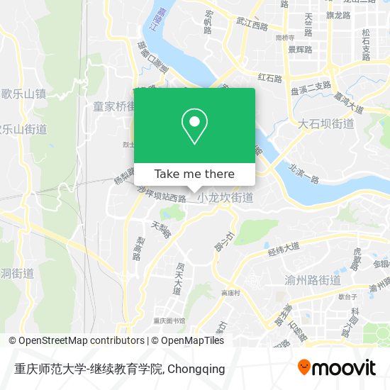 重庆师范大学-继续教育学院 map