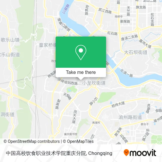 中国高校饮食职业技术学院重庆分院 map