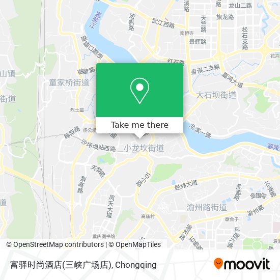 富驿时尚酒店(三峡广场店) map