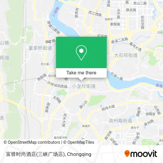 富驿时尚酒店(三峡广场店) map