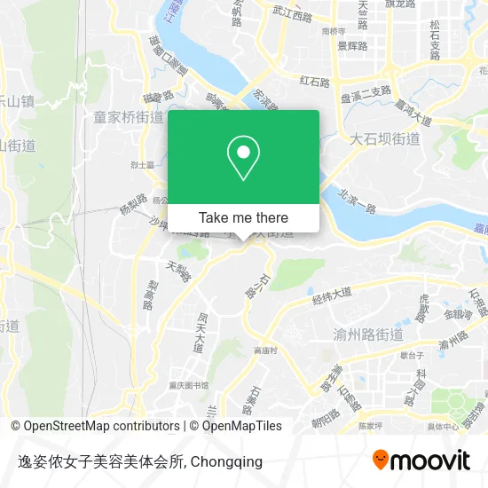 逸姿侬女子美容美体会所 map