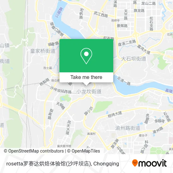rosetta罗赛达烘焙体验馆(沙坪坝店) map