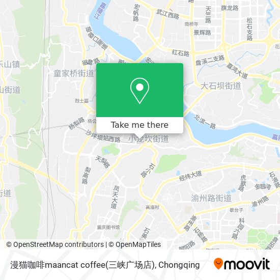 漫猫咖啡maancat coffee(三峡广场店) map