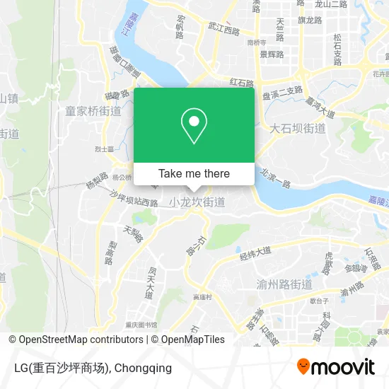 LG(重百沙坪商场) map