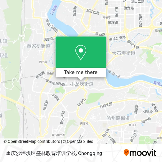 重庆沙坪坝区盛林教育培训学校 map