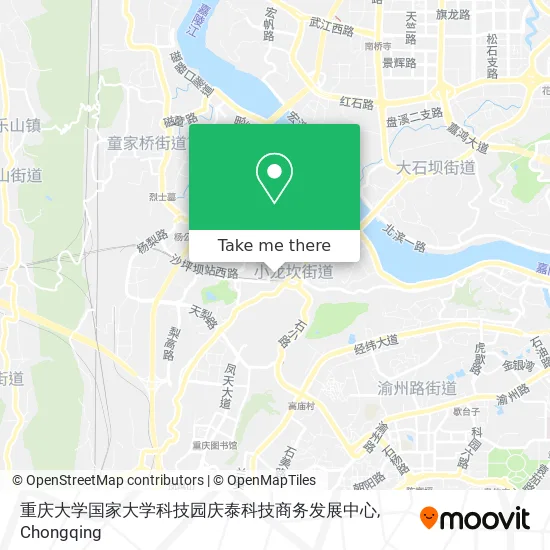 重庆大学国家大学科技园庆泰科技商务发展中心 map