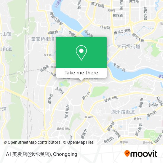 A1美发店(沙坪坝店) map