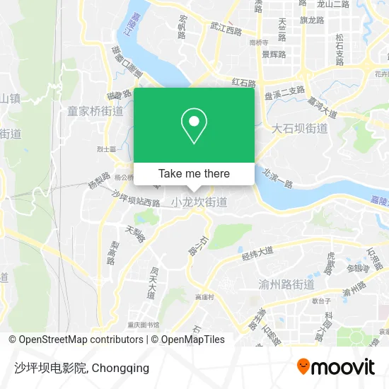 沙坪坝电影院 map