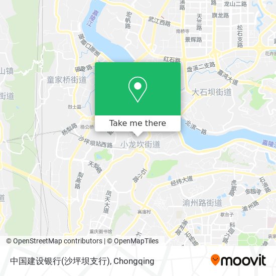 中国建设银行(沙坪坝支行) map