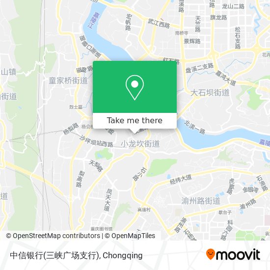 中信银行(三峡广场支行) map