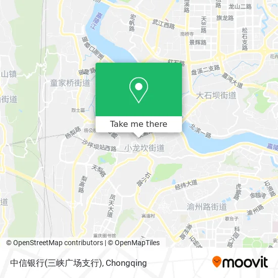 中信银行(三峡广场支行) map
