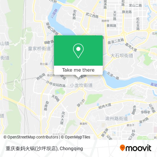 重庆秦妈火锅(沙坪坝店) map