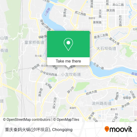 重庆秦妈火锅(沙坪坝店) map