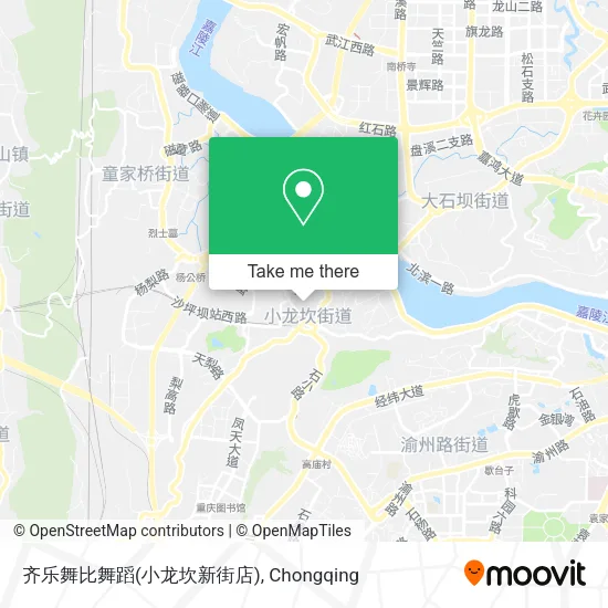 齐乐舞比舞蹈(小龙坎新街店) map