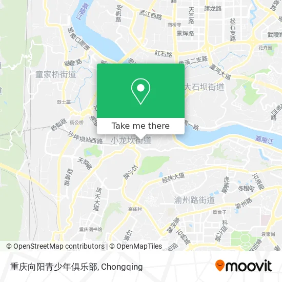 重庆向阳青少年俱乐部 map