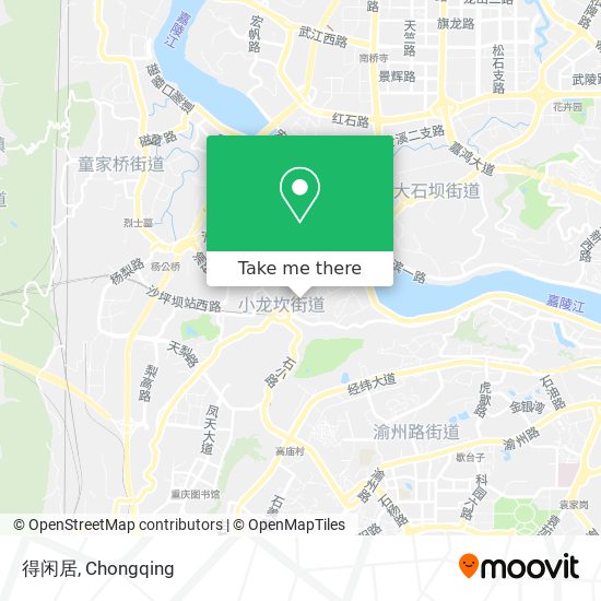 得闲居 map
